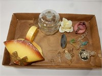 Misc (Basket, Pumpkin Bowl, Glass Figurines)