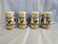 4 Budweiser Clydesdales Promotional Stein