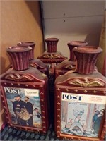 FIVE(5) FULL JIM BEAM BICENTENNIAL BOTTLES