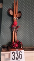 WOODEN REINDEER CHRISTMAS CRAFT 22 IN