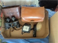 Vintage Argus camera & binoculars