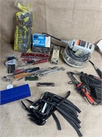 tool lot- Soldering guns, plumbob, Dremel & more
