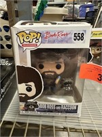 POP VINYL FIGURE BOB ROSS AND RACCOON 558