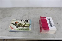 Old airplane manuels and magazines