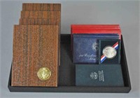 (14) US SILVER COIN SETS & COMMEMORATIVES