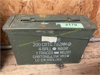 Military 200 cartridges ammo box