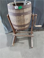 Antique Hawthorne Butter Churn