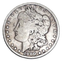 1900 Morgan silver dollar O