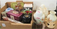 Misc Decorative Items, Trinket Boxes, Figurines