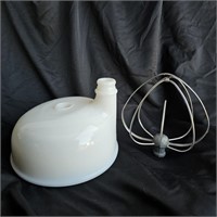 Sunbeam Glass Juicer Bowl & Unknown Whip