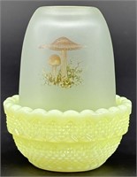 Mosser Hp Custard Mushroom Fairy Lamp Uv Reactive