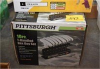PITTSBURGH SAE & METRIC HEX KEY SETS, CENTRAL