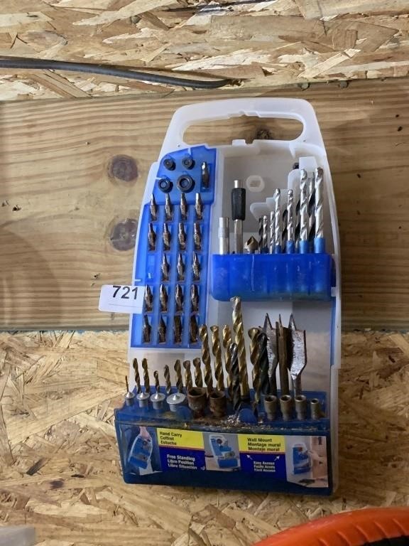DRILL BITS WITH CADDY