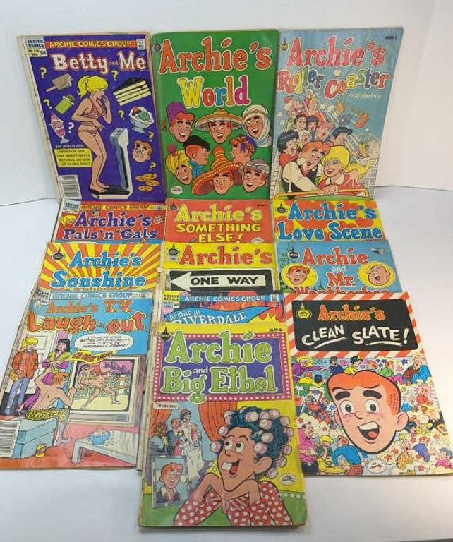 (12) 1980s ARCHIE COMIC BOOKS,