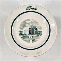 SHENANGO CHINA - FORD BUILDING ADVERTISING DISH