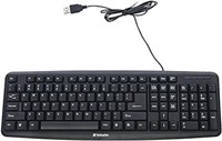 (N) Verbatim Slimline Full Size Wired Keyboard USB