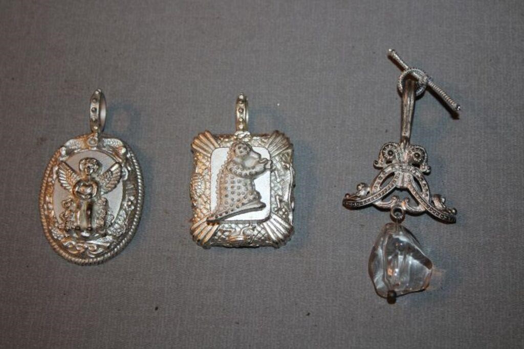 SELECTION OF SIGNED REBECCA COLLINS PENDANTS