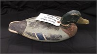 Perry Wilcoxen Wooden Decoy 
Painted by Otto