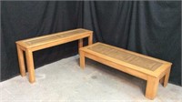 2 Matching Style Console Tables - 6A