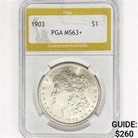 1903 Morgan Silver Dollar PGA MS63+