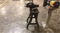 Vice Mounted to a Steel Stand