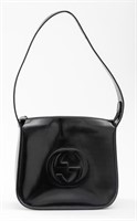 Gucci Black Patent Leather Handbag