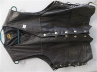 Bristol Leather Vest (Size Medium)