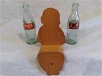F7) 2-1997 Coca-Cola bottles Christmas theme and a