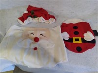 F7)  Santa toilet tank cover, lid cover and seat