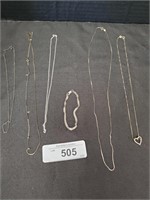 925 Sterling Silver Necklace, Chain, Bracelet.
