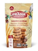 Sealed- Prana, Sumsuma organic chocolate sesame bi