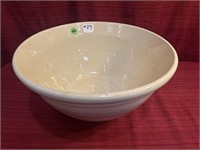 McCoy Ovenware Large Mixing Bowl Pink Blue