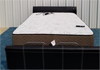Beautiful Queen Sz Leather Adjustable Platform Bed