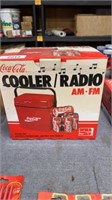 Coca-Cola cooler radio