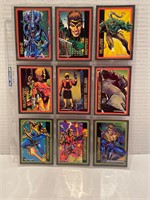 9 X 1993 Skybox Ultraverse Cards