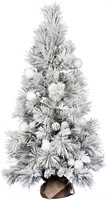 48" Frosted Beacon Pine Artificial Christmas Tree