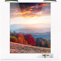 Designart Metal Wall Art-Landscape Photo