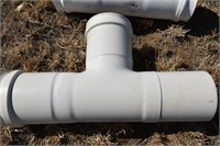 10" Plastic Gated Pipe T