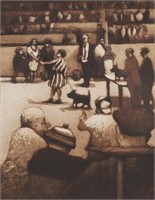 Bill JACKLIN Etching Dog Show