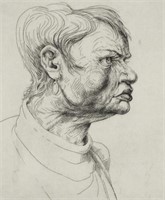 Peter HOWSON Etching Portrait Man