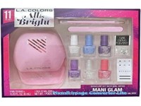L.A. Colors All Is Bright 11pc Manicure Set With N