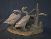 Lladro Porcelain Figure of Geese