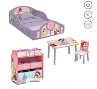 Disney Princess 4-Piece Room-in-a-Box Bedroom Set