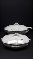 TUREEN + LIDDED SERVING DISH