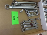 Snap-on (9) Box End Wrenches, & (5) Open End Wrenc