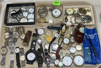 Watches, pocket watches & repair kit