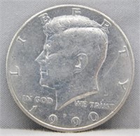 1990-P Kennedy Half Dollar.