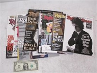 Lot of Rolling Stone Bob Dylan Cover Magazines