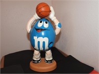 Blue M&M Basketball Candy Dispenser