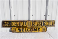 Dental Sweet Snuff-Welcome/Thanks -DST-27"x6"